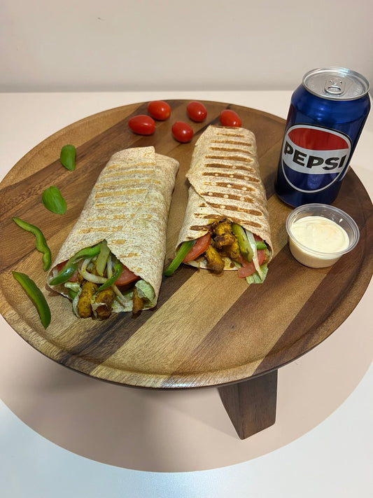 Two Shawarma Sandwiches with Sauce - دو عدد ساندویچ شاورما همراه با سس