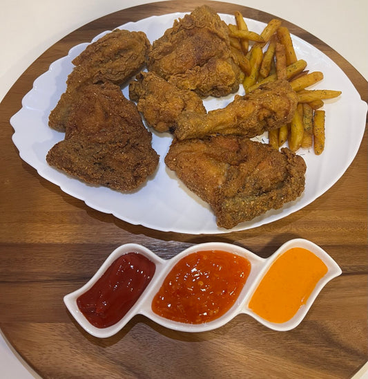 Kentucky Fried Chicken with Potato 6 Pieces - مرغ کنتاکی با سیب زمینی 6 تیکه