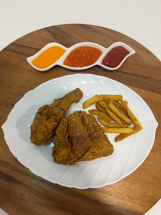 Kentucky Fried Chicken with Potato 2 Pieces - مرغ کنتاکی با سیب زمینی 2 تیکه