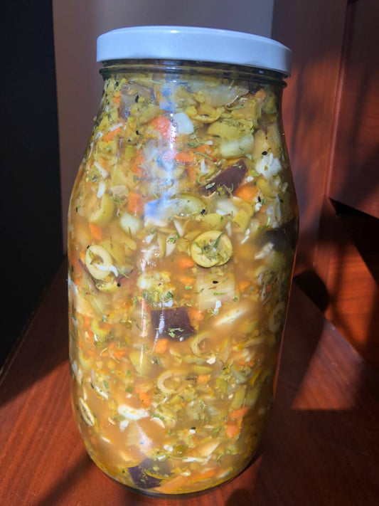 ترشی مخلوط با سرکه سیب یک کیلو - Torshi Makhloot with White Vinegar 1 kg